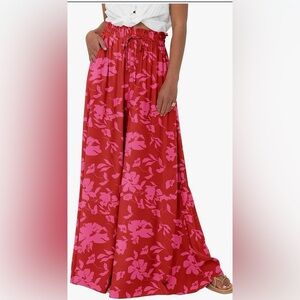 BTFBM Women Casual High Waist Wide Leg Pants